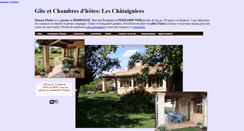 Desktop Screenshot of maisondhotes-les-chataigniers.fr