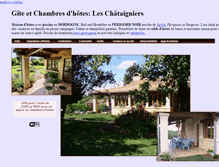 Tablet Screenshot of maisondhotes-les-chataigniers.fr